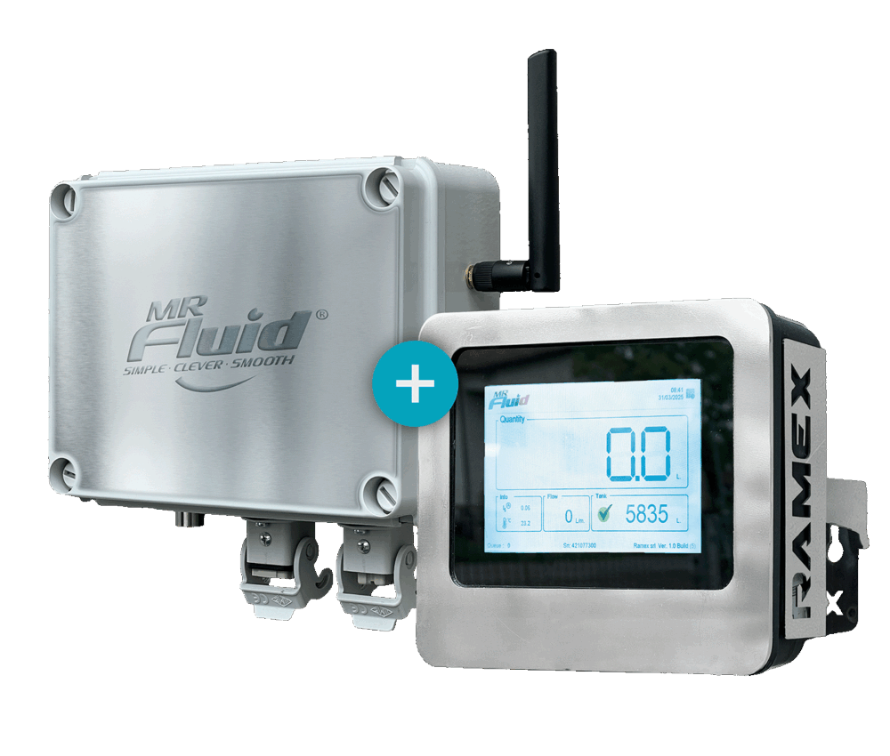 Dispositivo Mr Fluid Bluetooth, scheda madre e display.